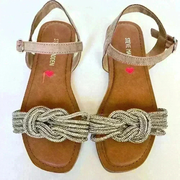 NEW! Steve Madden Adore Sparkle Sandals - Picture 1 of 5